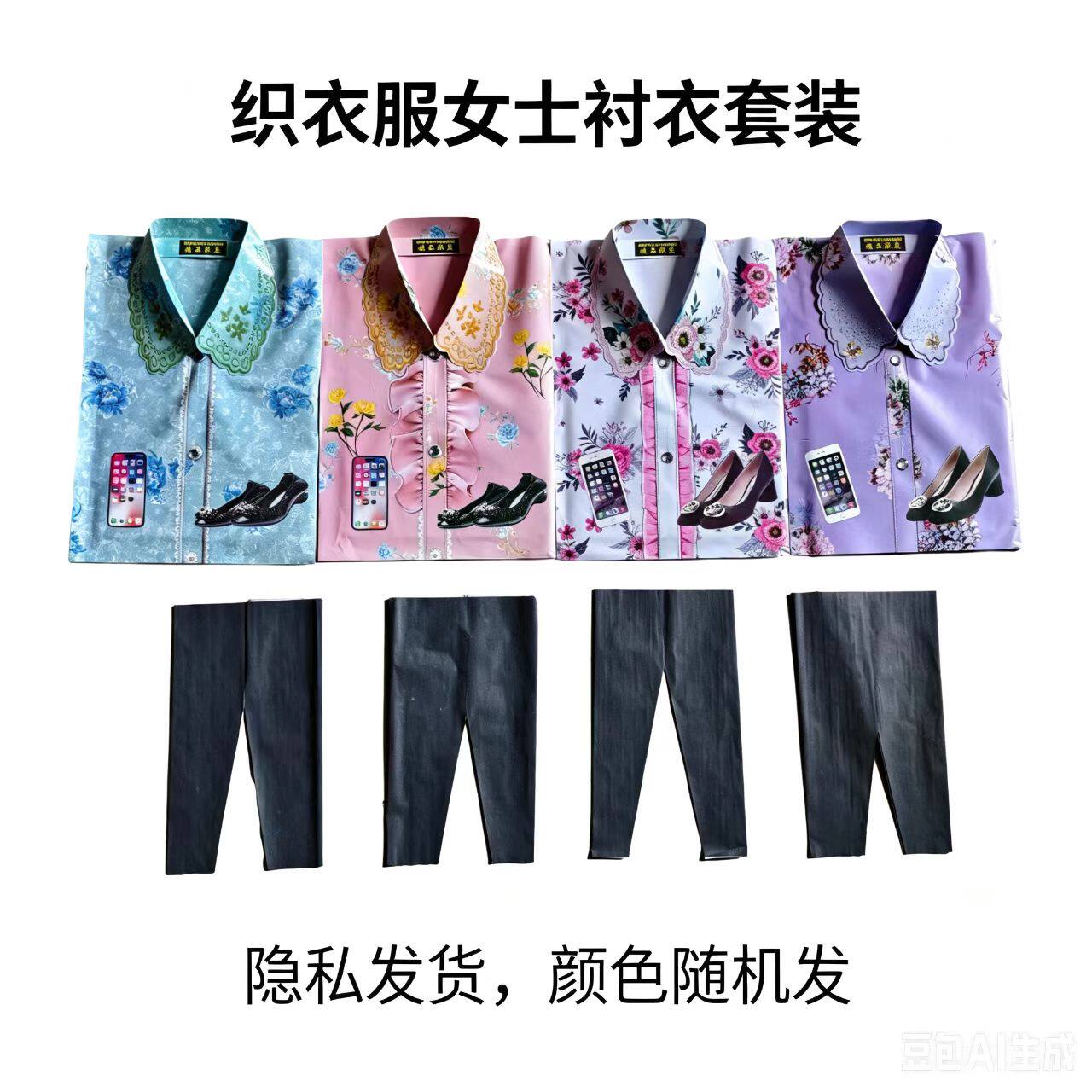 祭祀女士衬衣套装上衣裤子一套清明节七月半中元节寒衣节周年祭祀
