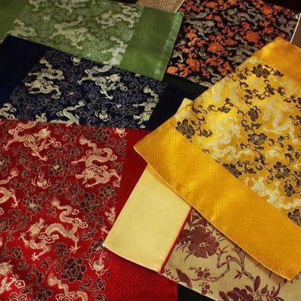 装饰送老外礼品 中国风 南京云锦吉祥云锦 精品单个桌布 筷子桌垫