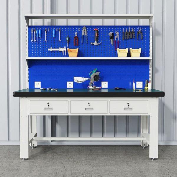 重型车间防静电工作台双层实验桌维修加厚钳工操作台流水线操作台,商业/办公家具,线棒货架/工作台,淘宝优惠券,粉丝福利购,淘宝优惠卷