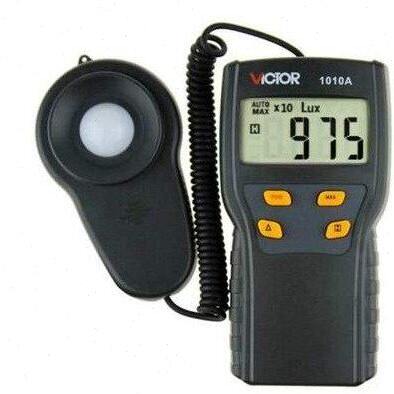 胜利原装 自动量程照度计VC1010A 测光表 照度仪 亮度表 照度表