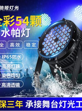 驰娅54颗防水帕灯LED全彩染色灯演出灯园林景区氛围舞台灯光彩控