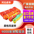 加工定制柔性吊装 带5米3吨10t双扣环型软起重吊带高强度柔性吊带