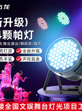 舞台灯帕灯54颗全彩led染色灯舞蹈室演出面光灯氛围射灯舞美灯光