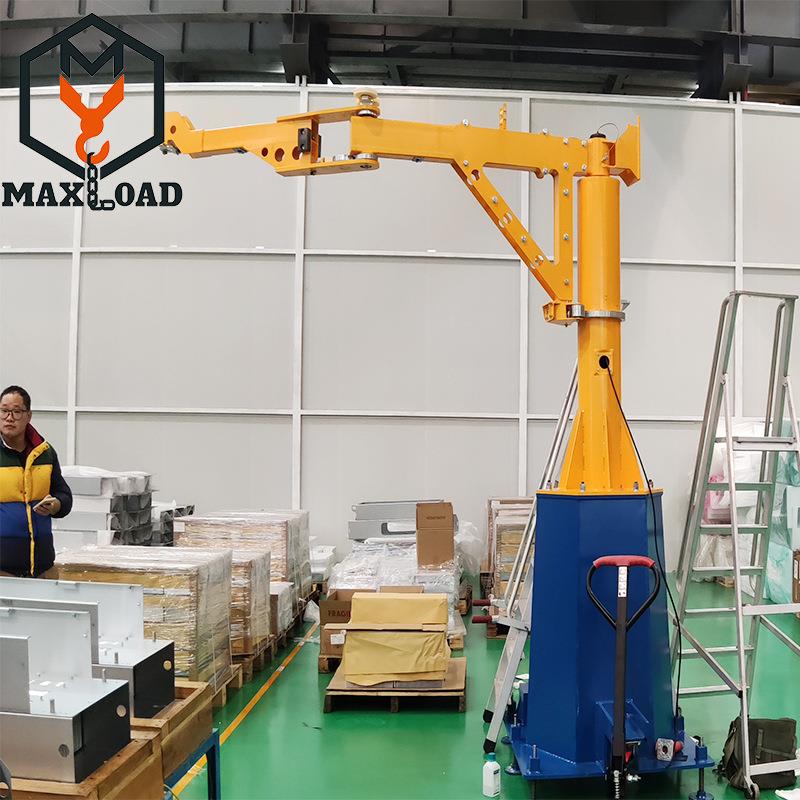 AI助力悬浮智能平衡吊立柱式折臂起重悬臂吊提升机单臂折臂吊