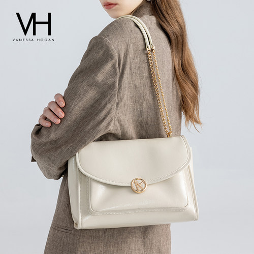 VH女包芝芙软包油蜡质感单肩包