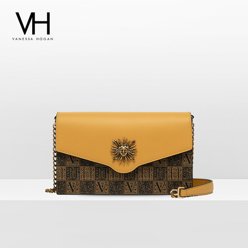 VH女包斜挎包复古太阳神贝伦方包