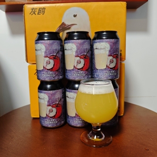 灰鸥精酿 月下禁果-无醇苹果起泡酒330ml×6罐