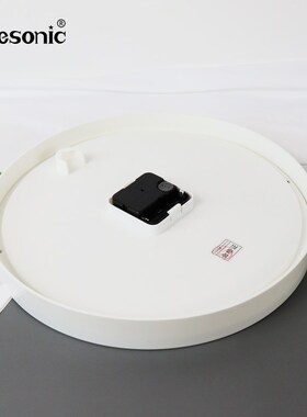 ELEONI天王星圆形挂钟现代静音时钟表客厅装饰石英钟挂表