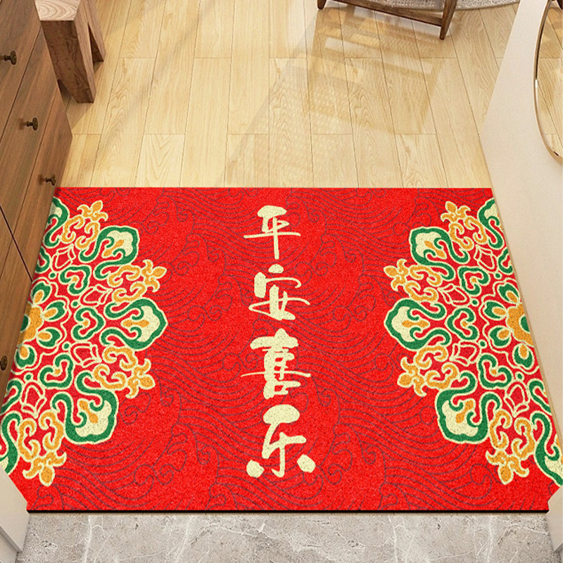 入户门地垫pc丝圈家用玄关地毯门口进门裁剪防滑出入平安门垫