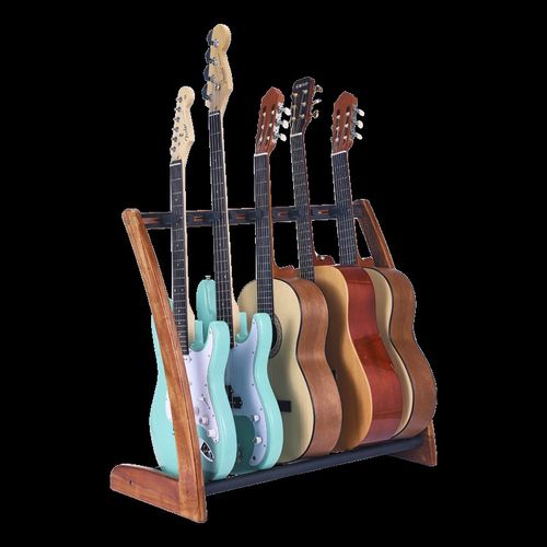 实木吉他排架多头展架 电吉他展示陈列架子放把吉他支架放置架
