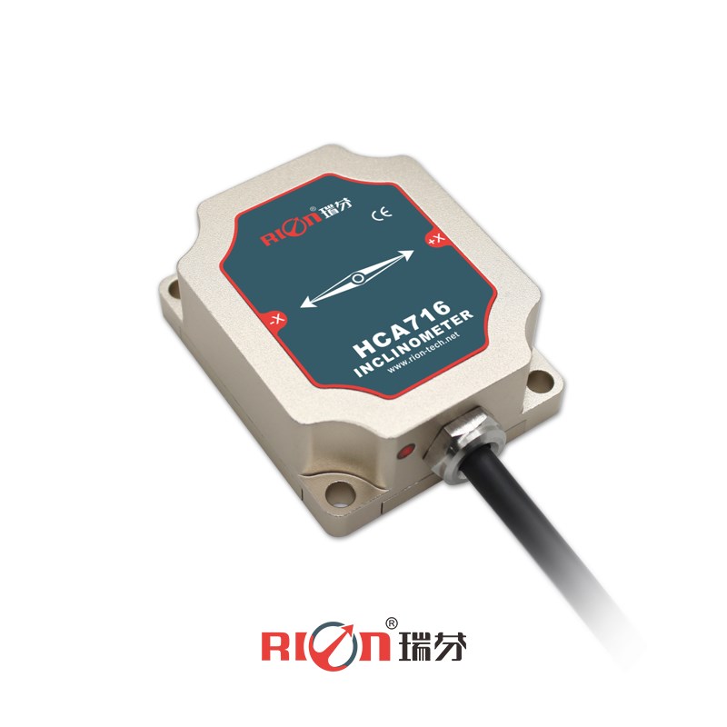 瑞芬HCA726S倾角传感器HCA716S地质危房监测角度传感器倾角仪HCA7