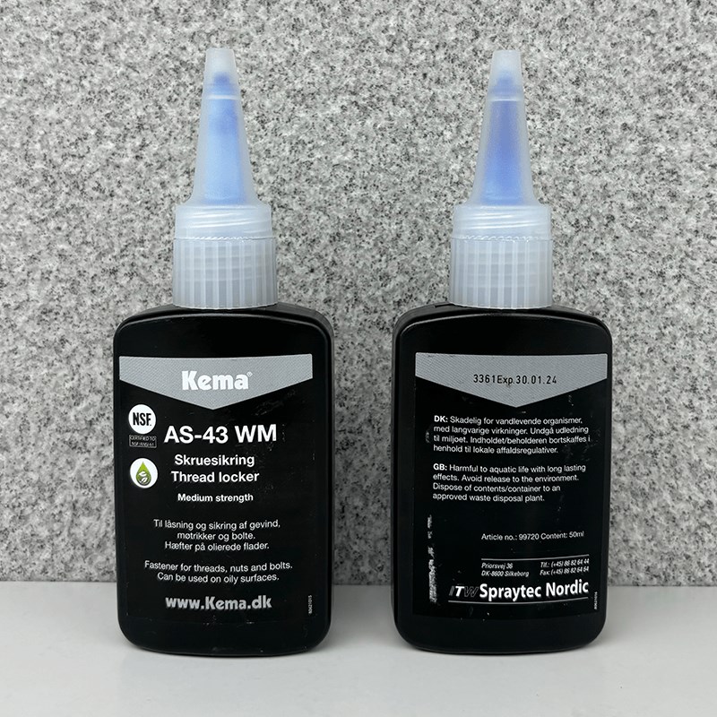 丹麦S-3 WM螺纹胶螺丝紧固防松胶金属螺纹厌氧胶