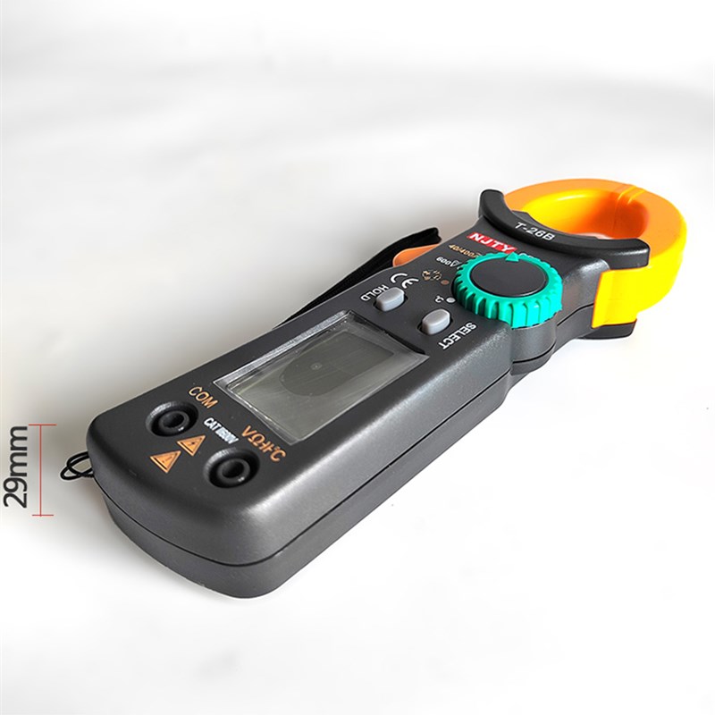 南京天宇T26A数字钳形表迷你小型薄数显万用表电流表高精度T26B