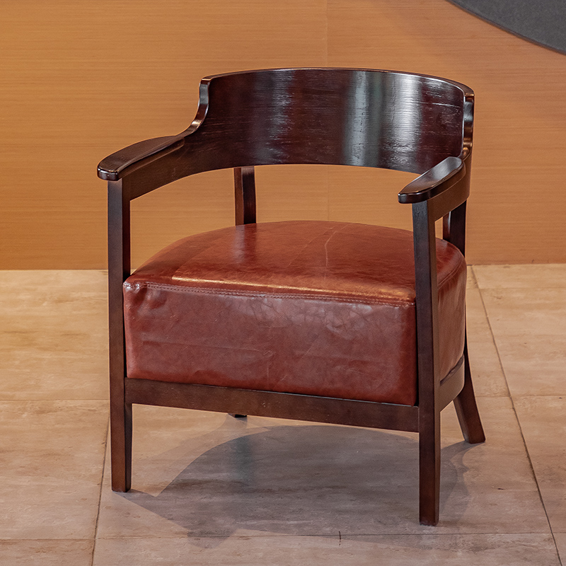 现代实木沙发商用休息区接待酒店大堂美容院店铺接待室洽谈小桌椅