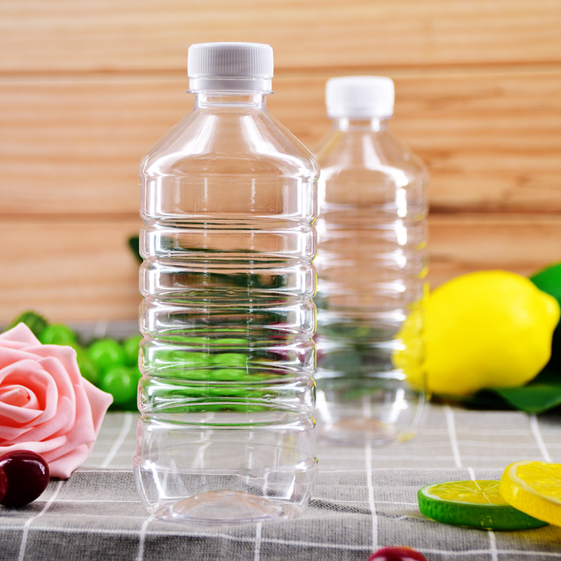 一次性塑料瓶瓶带盖空瓶子食品级密封包装饮料样品瓶