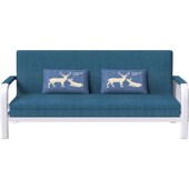 沙发床两用小户型客厅布艺铁艺单经济型出租房沙发