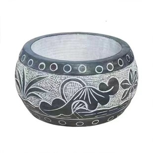 青石柱墩底座柱顶石庭院石墩子石柱础柱脚石雕柱皮圆墩垫基石空心