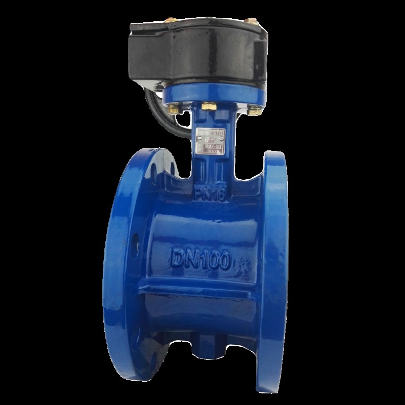 法兰蝶 中线橡胶门 手动蜗轮衬胶软密封 D1X 天津发货