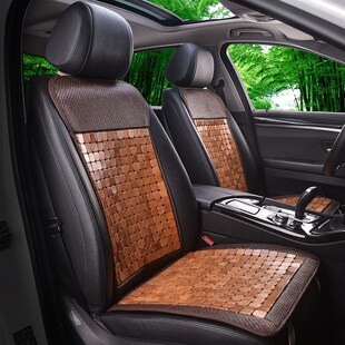 竹片麻将席汽车坐垫竹席夏季冰凉垫单座凉席半包车座椅垫透气通风