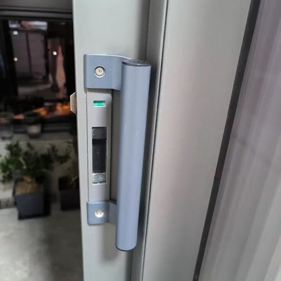 铝合金门平移门把手玻璃门窗阳台门明装塑钢推拉门把手小拉手加厚