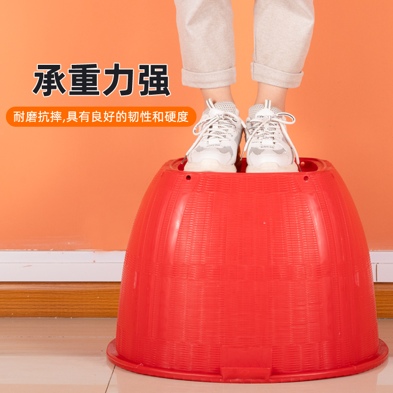 塑料箩筐大号仿竹编洗菜筐 塑料加厚花盆 特厚水果筐粮食筐喜事筐