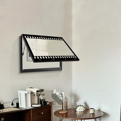 胶片法式复古镜子电表箱装饰画高级感配电箱遮挡挂画壁画