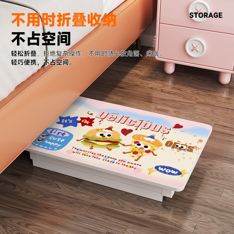 新通路卡通美味桌椅装小孩作业写字桌学生课桌椅子家用书桌