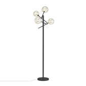 后现代金属客厅卧室玻璃球卧室样板房设计师艺术落地灯