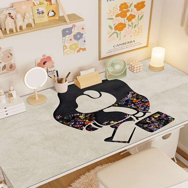 皮革书桌垫办公桌桌布桌垫学生儿童电脑学习环保护眼桌面垫子