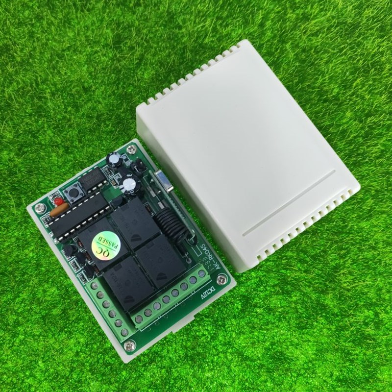 V路无线遥控开关 车库 电动门开关 电机 电器 灯肯 车尾板