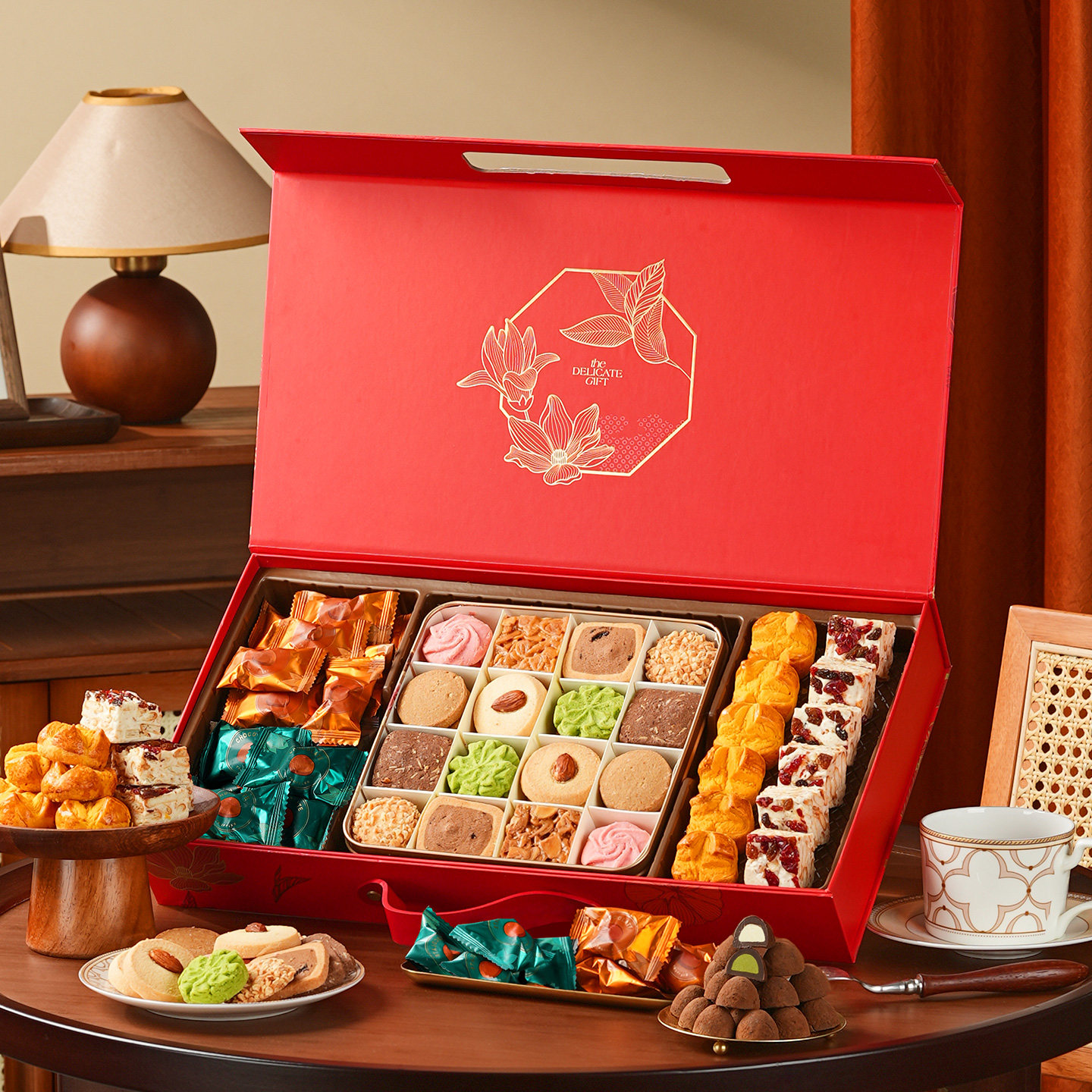 皇叙喜饼礼盒糖果定亲提亲专用结婚订婚糕点送礼点心母亲节礼物