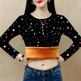 加绒加厚常规款卫衣女秋冬新装减龄设计感大码简约显瘦气质上衣女