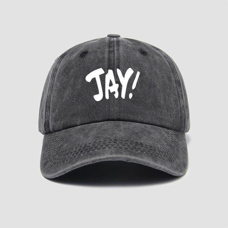 周杰伦潮流演唱会衣服JAY简约字母同款帽子棒球帽学生男女