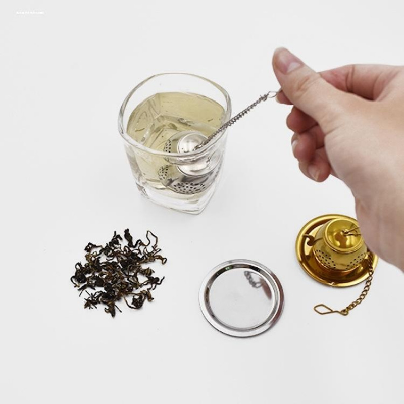 不锈钢茶漏茶滤网办公室懒人迷你泡茶神器万能茶水分离过滤网