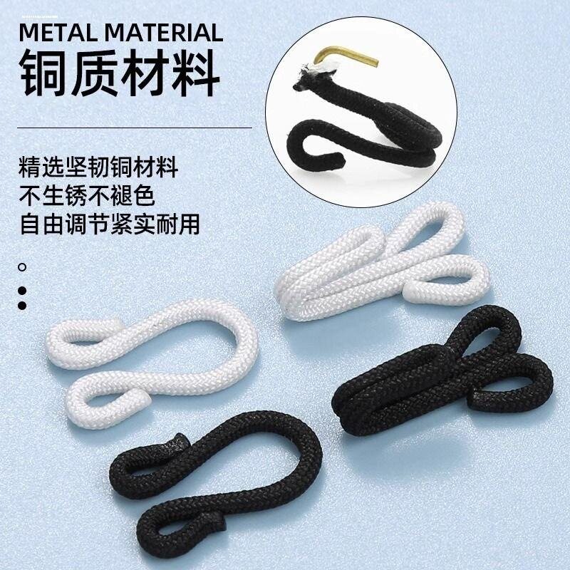 黑白色包布风纪扣大小号衣服领钩