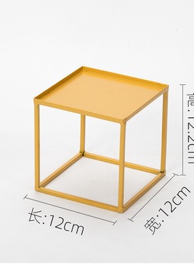 家居装饰品工艺品艺术品花瓶盆栽桌面摆饰金属底座托架陈列架摆件