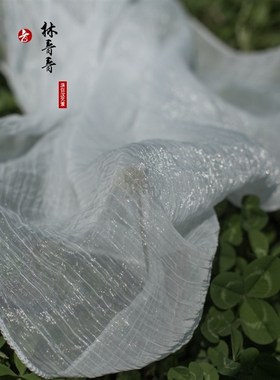 汉服披帛单件锦丝邹幻色飘带舞蹈唐风披纱披巾配饰龙母诃子裙百搭