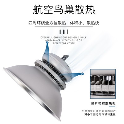 亚明led工矿灯100w200w300w车间厂房仓库照明超亮天棚体育馆吊灯