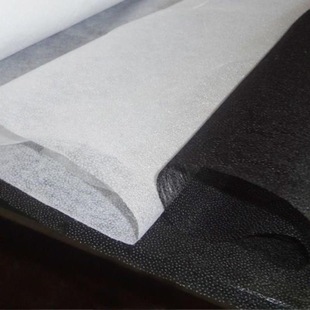 辅料烫*粘合衬无纺布单面热熔黏合衬布服装定型自粘领子粘衬纸衬