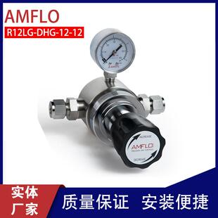 AMFLO减压阀R12中等流量减压器不锈钢气体减压器不锈钢