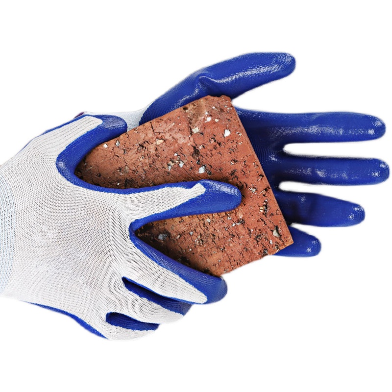 手套劳保耐磨工作丁腈橡胶乳胶防滑防水防割丁晴薄款带Z胶工作手