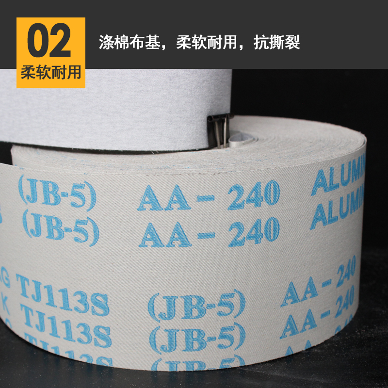 干磨涂层手撕软砂布卷砂木工打磨抛光自粘植绒圆R盘砂纸片海绵砂