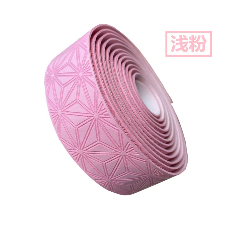 公路车把带死飞自行车绑带弯把防滑吸G汗缠带菊花款粘性PU皮革把