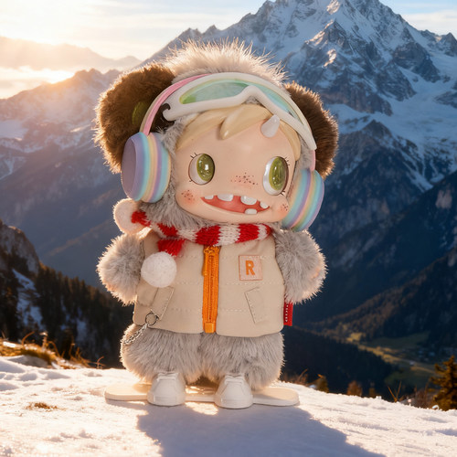 POLAR-Monster Baby宝拉怪物收藏系列娃衣着替滑雪服套装衣服