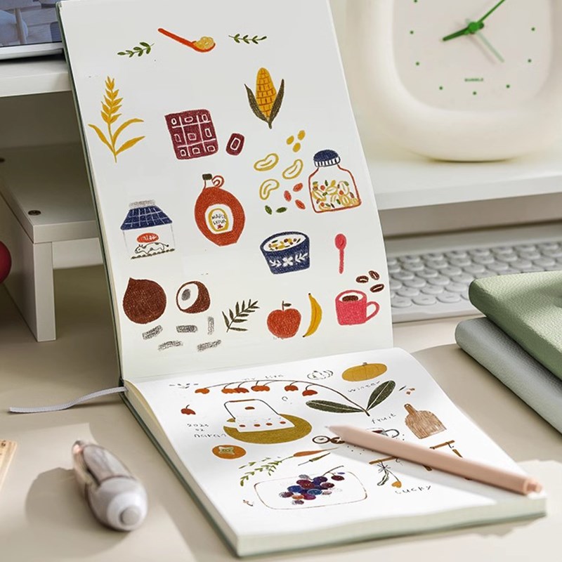 重磅荔枝纹皮质素描速写本b5大号图画漫画人物画画绘画手绘本空白