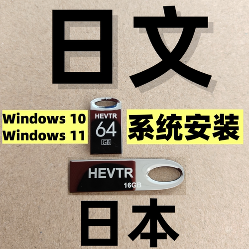 纯净原版 日语 日版日文 windows 10 win 11 w10 w11 系统安装u盘