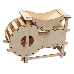 科技小发明老式谷风机模型研学农耕文化农具打谷机手工小制作材料