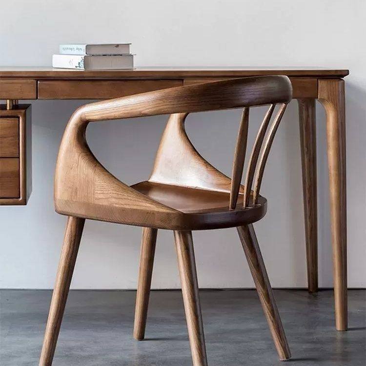 北欧家用实木餐椅设计师靠背简约现代太空舱靠背椅书房休闲椅椅子,住宅家具,餐椅,淘宝优惠券,粉丝福利购,淘宝优惠卷