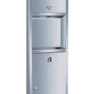 垃圾桶箱纸巾盒 二合一带垃圾桶大擦手纸架挂壁式 亿高YG A728M明装