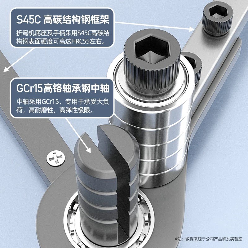 手动省力折弯机铁丝扁铁铜铝排直角折弯神器电线圆钢打弯折角工具
